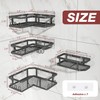 Youvip Shower Caddy Corner with Soap Holder, No Drilling Shower