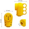 Suplevel NEMA 6-50R Plug Replacement, ETL Listed