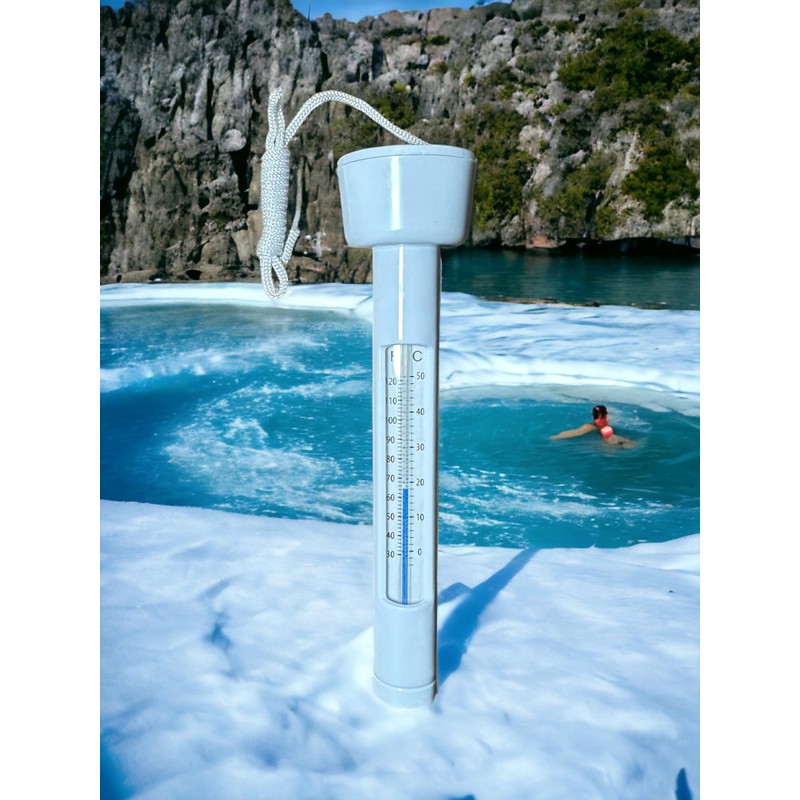 Floating Water Thermometer - Effortless Temperature Reading for Pools, Ice