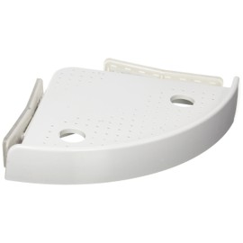 BestofTv etagere01 'Store Up Shell das Regal mit Schiebewänden – gesehen an Fernseher Kunststoff weiß 27 x 30 x 7,6 cm