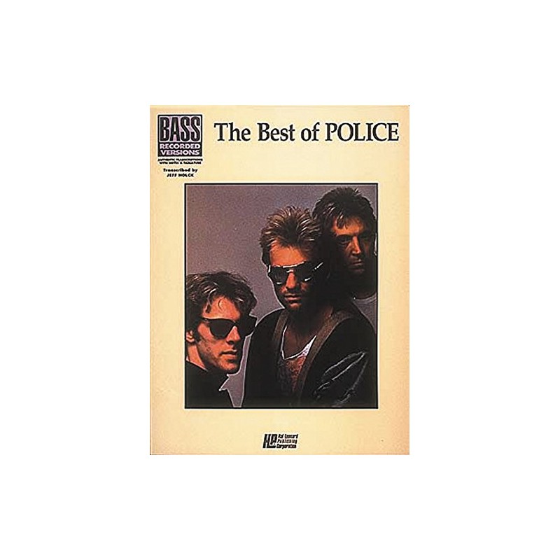 The Best of the Police-Bass Recorded Versions-Bass tab-Music Book