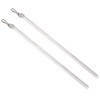 EINCORN Pack of 2 Clear 17Inch Curtain Pull Wand Drapery