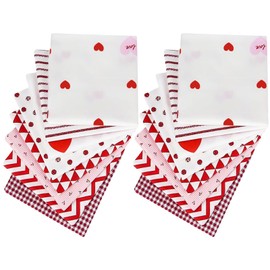 FAIRYGATE Quilting Squares Prints Dress Fabric Material Floral Print Used in Sewing Kit Quilting Perfect for Crafting Clothing Pillow Covers Lining Fabrics Dress Making C0319