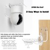 3pcs Acrylic Small Wall Shelf Floating Shelf for Security Cameras