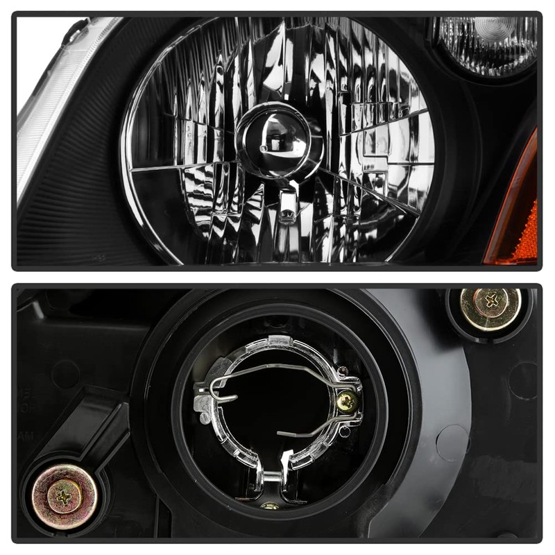 ACANII - For Blk 2003-2005 Honda Pilot Replacement Headlights Headlamps