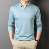 Johnny 남성패션 카라넥티 조니 솔리드 긴팔 티 터틀넥 스판 덱스