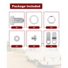 Naissian RV Thumb Cam Lock,Keyless Thumb Twist Operated, for Boat,