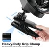 6000mAh Rechargeable Dual Car Fan for Backseat, 3-Speed Separate Controlled