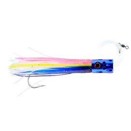 Billy Baits, Magnum Turbo Whistler Rigged & Ready, Blue/Pink/Pearl Skirt, 2 oz / 56.6 g Head, 7/0 Mustad Hook, AFW Swivel, 100 lb / 45.3 kg Grand Slam Mono Line, 6 ft / 1.8 m