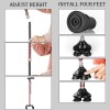 Toolzia Adjustable Aluminum Alloy Walking Cane with LED Light