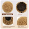 Real Human Hair Afro Puff Ponytail Natural for Kids Black