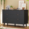 VIAGDO Fluted Dresser for Bedroom with 7 Drawers, 47.2'' Wide