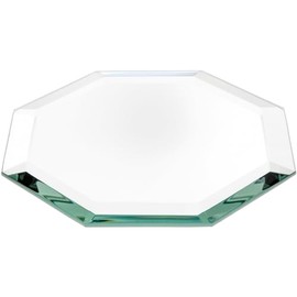 Plymor Octagon 5mm Beveled Glass Mirror, 5 inch x 5 inch