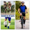 Croloose 2 Pairs Faith Cross Football Leg Sleeves Scrunch Sports