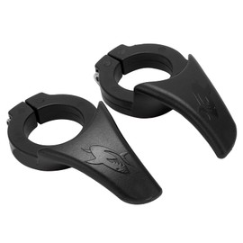 Generic Extended Bar End with Thumb Rest Handlebar, Safe and Firm Design for Mountain Bike, Extends Comfort (Black), #112, Genericrzwkgu01q6-12