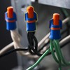 IDEAL Electrical Twister ProFLEX Mini (30-443J) Orange/Blue Wire Connector, Jar