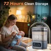AMZBABYCHEF 4-in-1 Baby Bottle Steamer and Dryer, Electric Steamer with