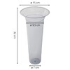 Plastia Floor Vase Insert for Flower Vases 32 x 15