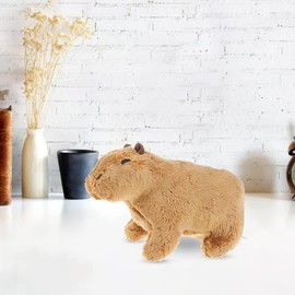 DAWRIS Capybara Plush Toy, Simulation Capybara Plush Toy Capybara Stuffed Toy Realistic Capybara Plush Toy Cute Wild Animal Capy Guinea Pig Dolls Soft Plush Pillow Soft Stuffed Toy