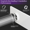 Dryer Vent Window Kit with 4 inch Dryer Vent Duct