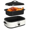 SUNVIVIPRO Electric Roaster Oven with Self-Basting Lid, Turkey Roaster Oven