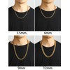 ChainsHouse Kihei Necklace, Men's, Chain Only, Rustproof, Stainless Steel, Silver,