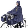 It's rainy Itinchs Rainy Poncho, Bicycle, Motorcycle, Raincoat, Brim Hat,