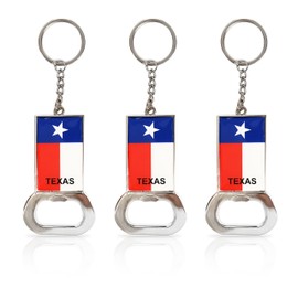 Texas Souvenir Keychain Collection, Set of 3 (Bottle Opener)