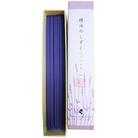 Awaji Baikundo Incense Stick, Aroma, Essential Oil Drops Lavender, 0.3 oz (8 g), Rose Filled #182