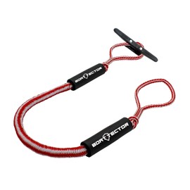 Extreme Max 3006.3056 BoatTector Bungee Dock Line Value 2-Pack - 7', Red/White
