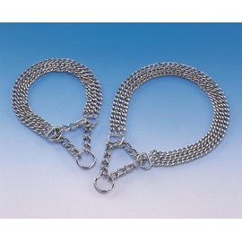 Nobby Chains Choker Three Rows Chrome, 35 cm/ 2.0 mm