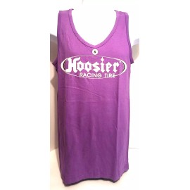 Midwest Embroidery Hoosier Racing Tire SZ S Women's Tank Top Purple Clothing Midwest Embroidery USA