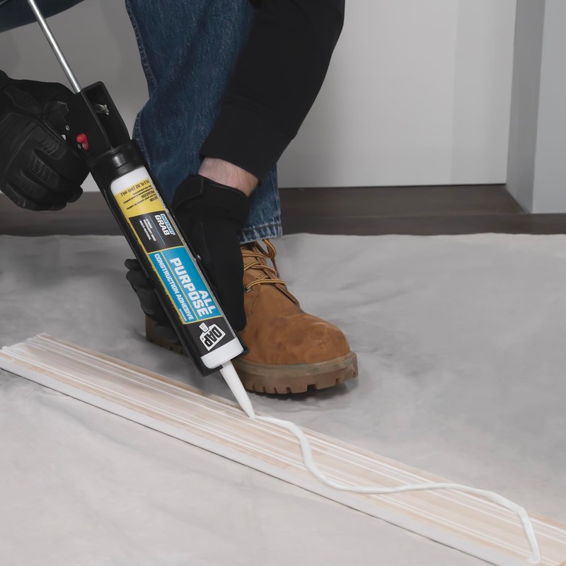 DynaGrip 7079827501 DAP Construction Adhesive 10.3 oz Purpose, White