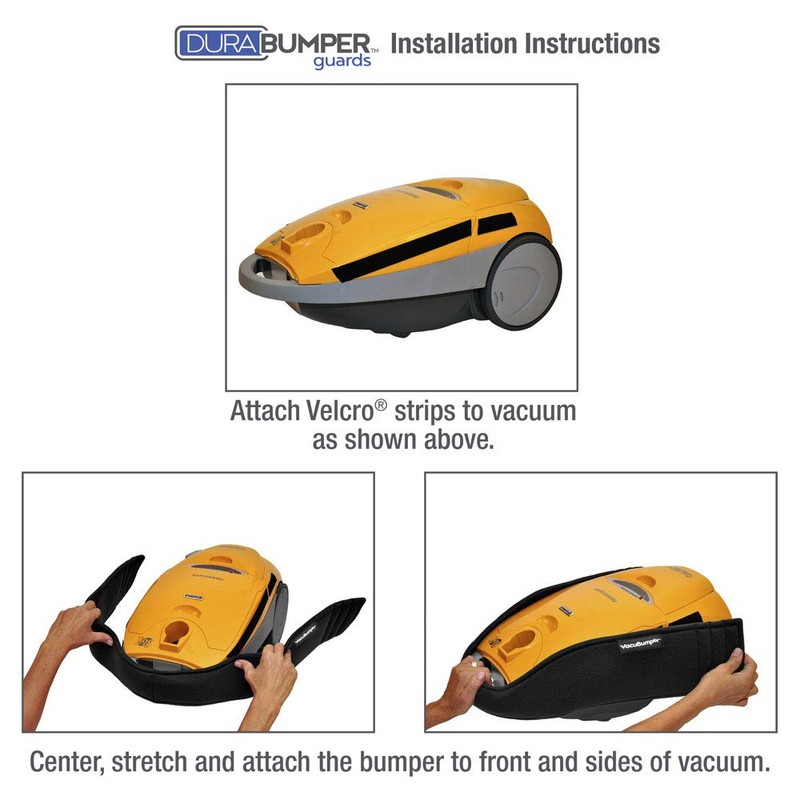 Bumper Guard for Canister Vacuums - Large (Fits Canister Dimensions