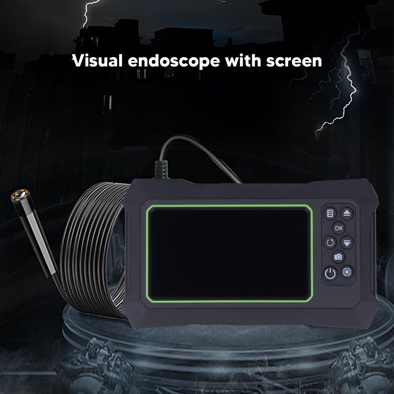 Dual Lens Industrial Endoscope ABS 1080P Digital Inspection Camera Waterproof