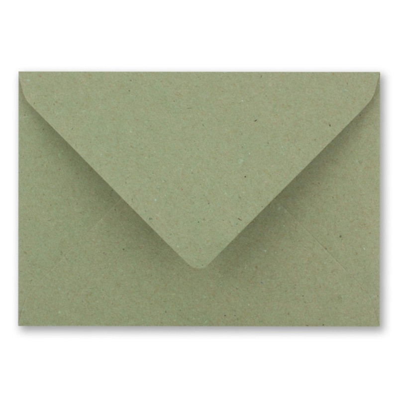 NEUSER PAPIER 150x Kraft paper envelopes DIN C6 green 11.4