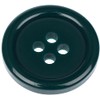 Pack of 6 Dark Green Sew on 18mm Round Buttons