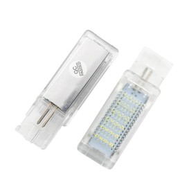 AUTOXBERT LED Car Footwell Light Interior Courtesy Under Door Step Boot Ultra Bright Atmosphere Lamp for VW Chevry Golf EOS Jetta Passat Polo, White, 2 Pieces