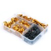 ANCLLO 177pcs Motorcycle Fairing Bumpers Panel Bolts Kit Body Fastener