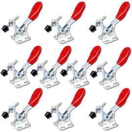 GH-201-A Toggle Clamps Wood Metal Clamps Holds 59.7 lbs (27 kg) Assistant Tools for Fixing Metal (10 Pack)