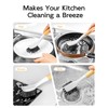 MR.SIGA Dish Brush with Handle, Dish Scrub Brush, Bamboo Dish
