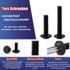 Pack of 20 Pan Head Screws, Torx Pan Head Screws,