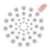 UNICRAFTALE 400 Pieces 4 Sizes Spacer Beads 304 Stainless Steel