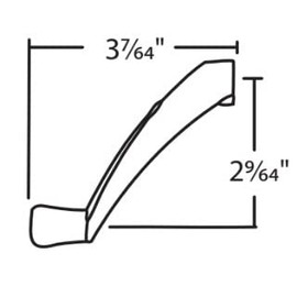 WRS Truth Coppertone Contour Operator Handle - 11/32" Spline