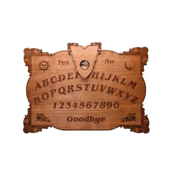 Beatus Lignum Celtic Ouija Board Real CHERRY wood 16 x