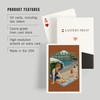 Lantern Press Monterey, California, Beach Scene, (52 Playing Cards, Poker