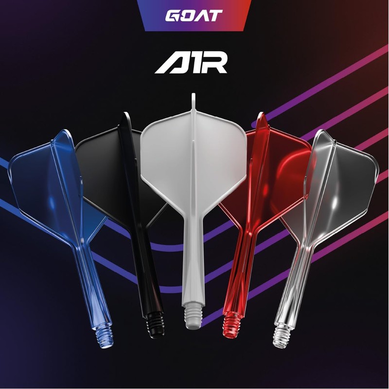 GOAT - Air Blue Clear No6 Flights Medium, 3 Plastic