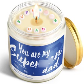 Scented Candle Gifts for Dad, Dad Birthday Gift, Father's Day Gift, Vanilla, Sugar, and Buttercream Scented Soy Wax Candle for Home- 40 Hour Burn Time 9oz