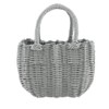 Murataya Vinyl Basket Bag P.P Petite Bag Gray 9988