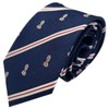 Thomas Bailey Silk Tie - Phone Navy 7cm